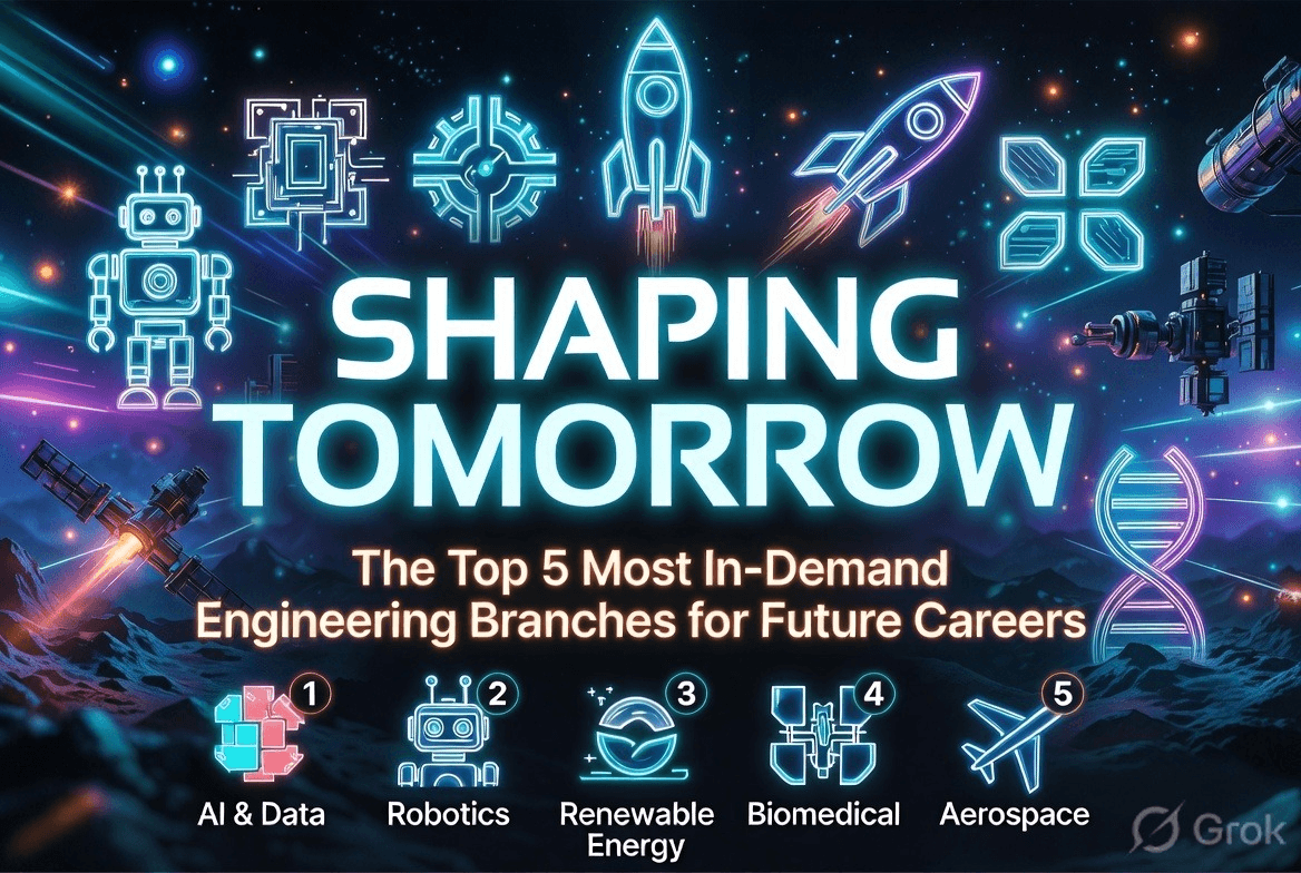 Shaping Tomorrow: The Top 5 Most In-Demand Engineering Branches for Future Careers