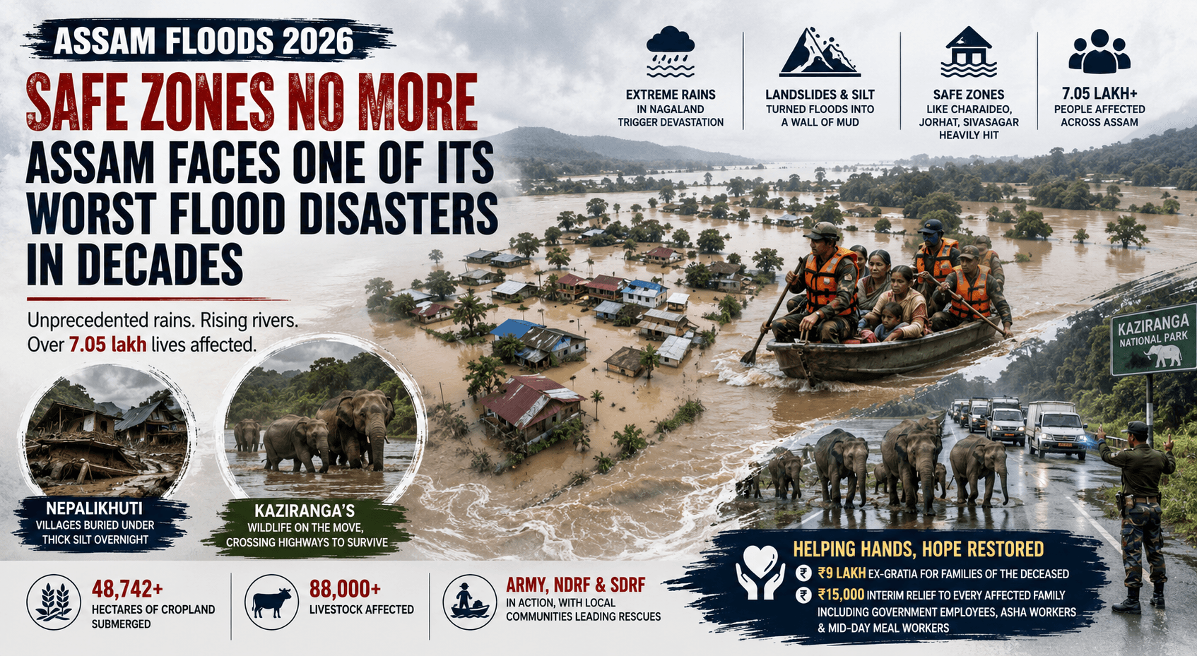 Assam’s 2026 Deluge: The Science and Human Cost Behind the Six-Decade Flood