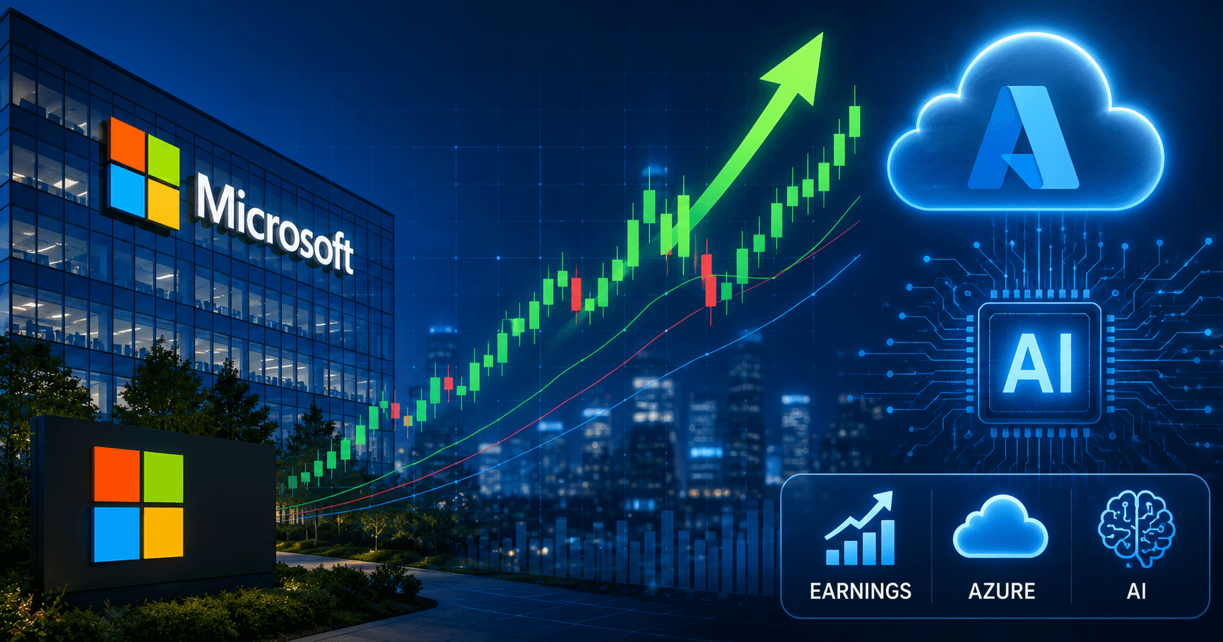 Microsoft Share Price : AI, Azure, Earnings & Market Trends