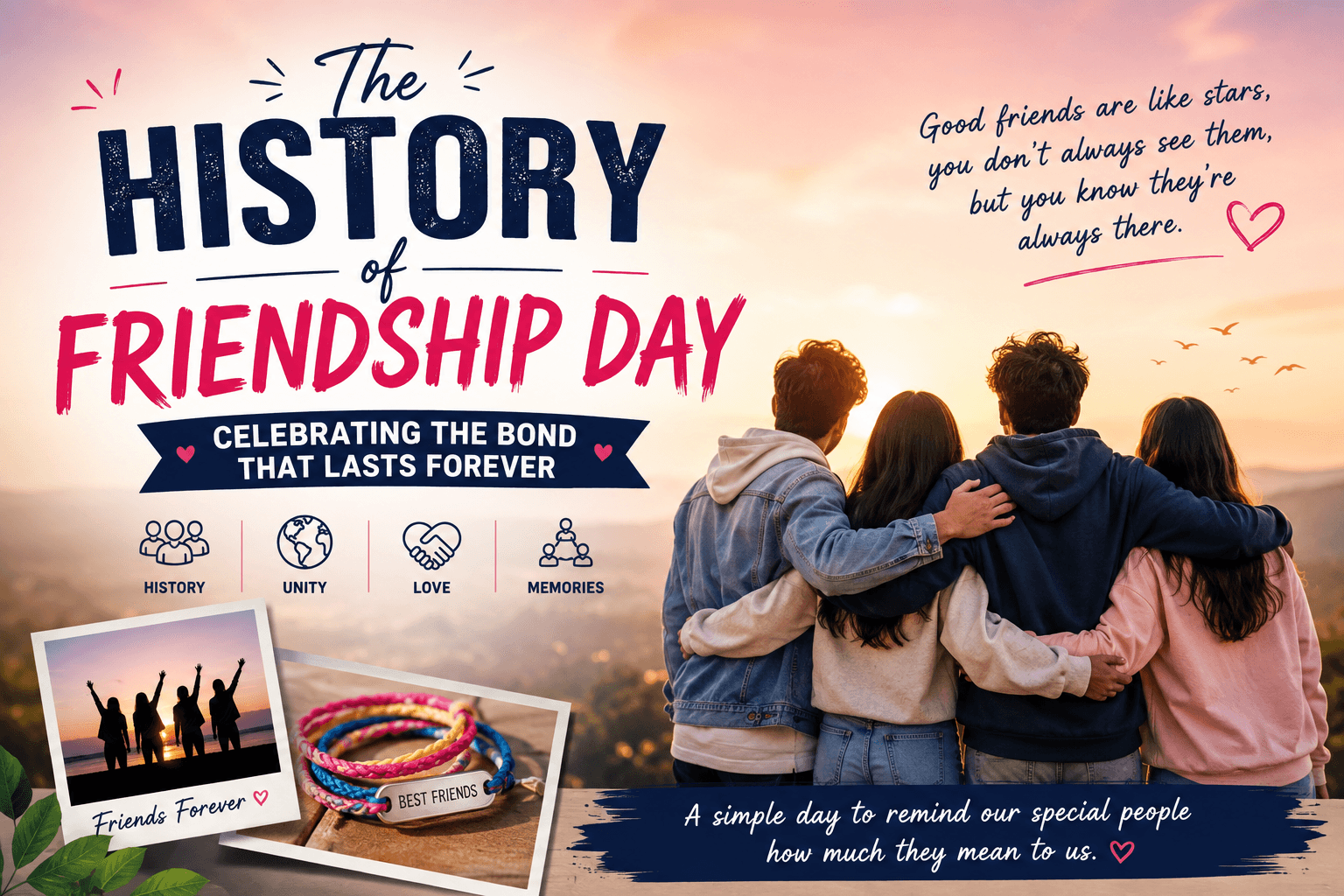 History of Friendship Day: Celebrating the Bond of Friendship