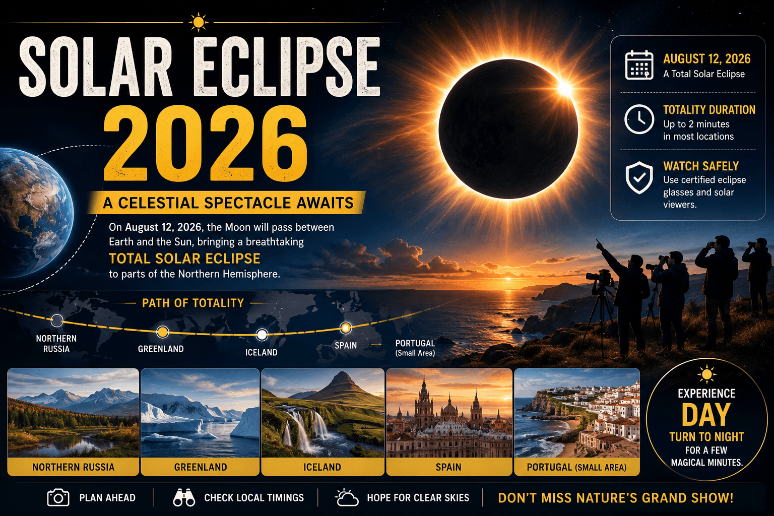 Solar Eclipse 2026: Everything You Need to Know About the August 12 Total Solar Eclipse