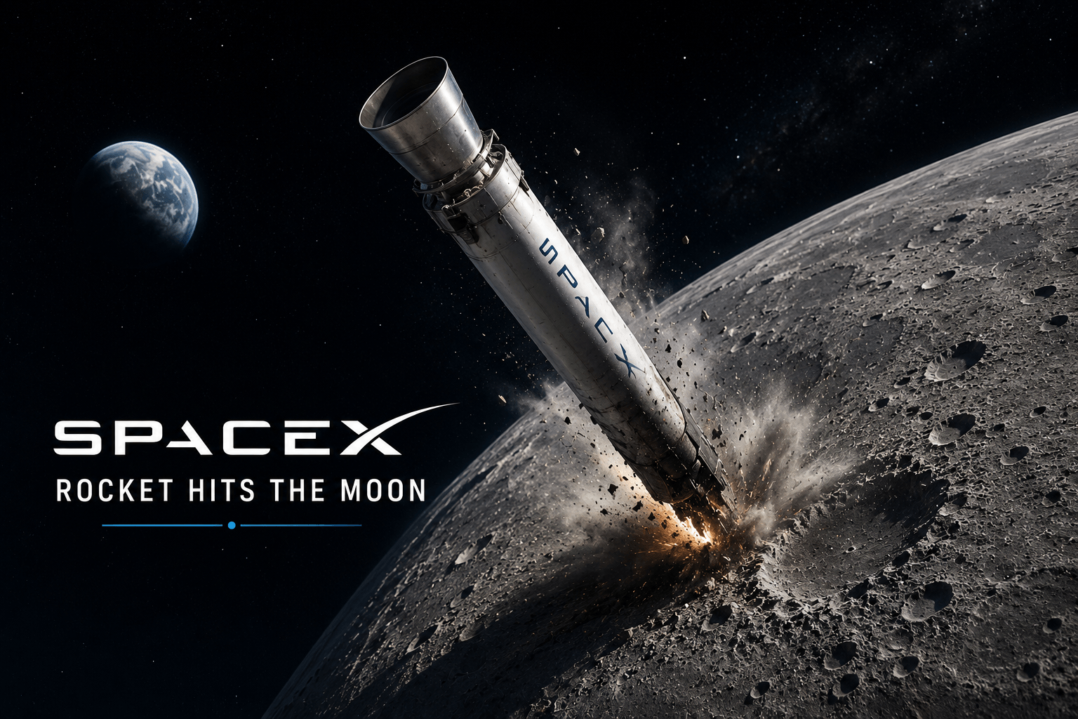 SpaceX Rocket Crashes Into the Moon: What Happened?