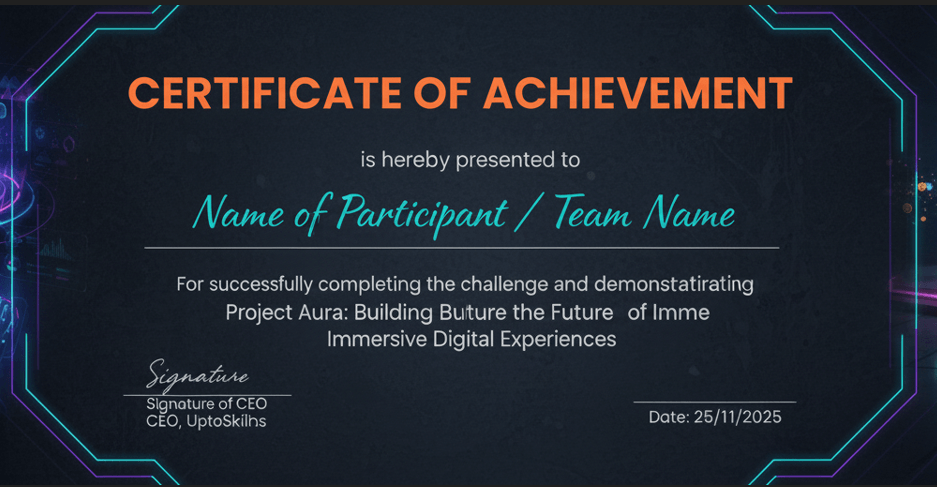 Participation Certificate
