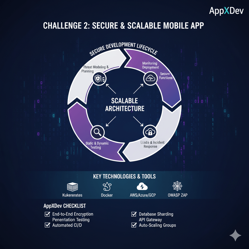 Challenge 2: Secure & Scalable Mobile App