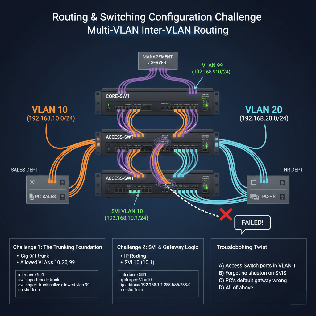 Routing & Switching Configuration Challenge