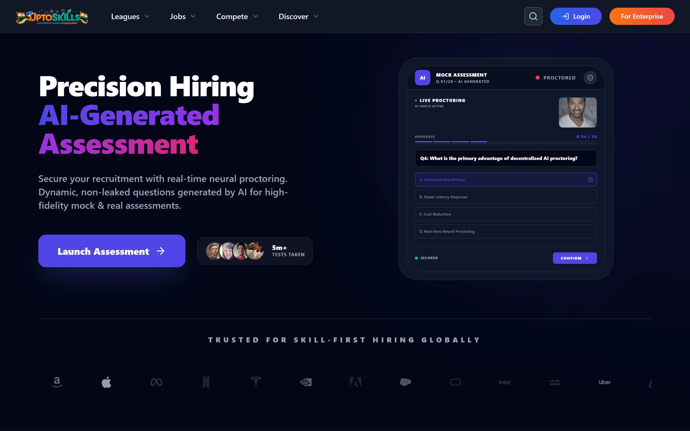 AI assessment online practice test platform for students