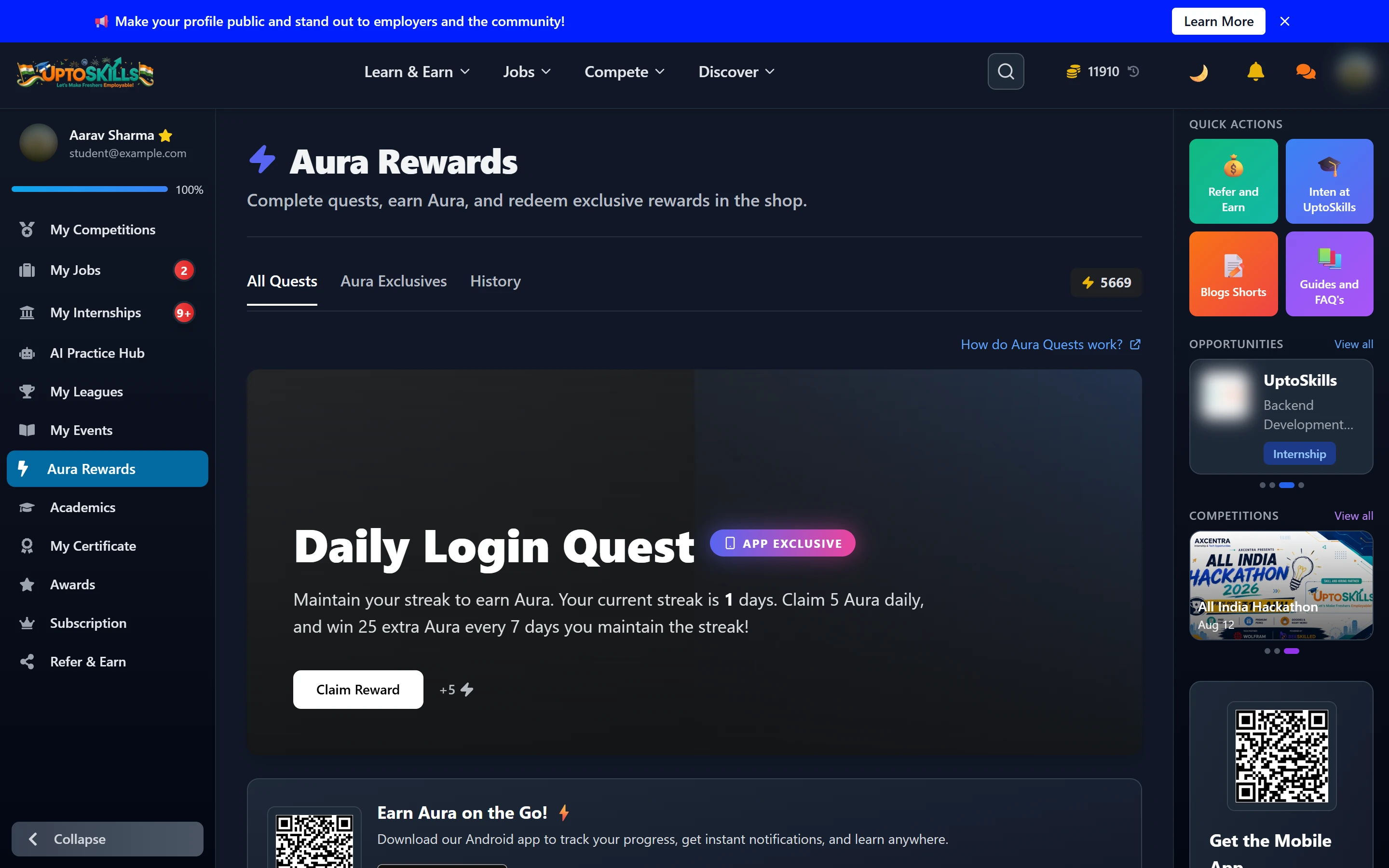 Aura Rewards: How Quests and the Aura Shop Work
