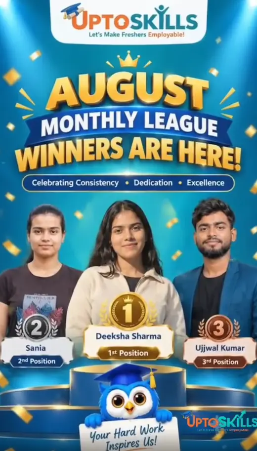 Top 3 Winners of Month of August are here