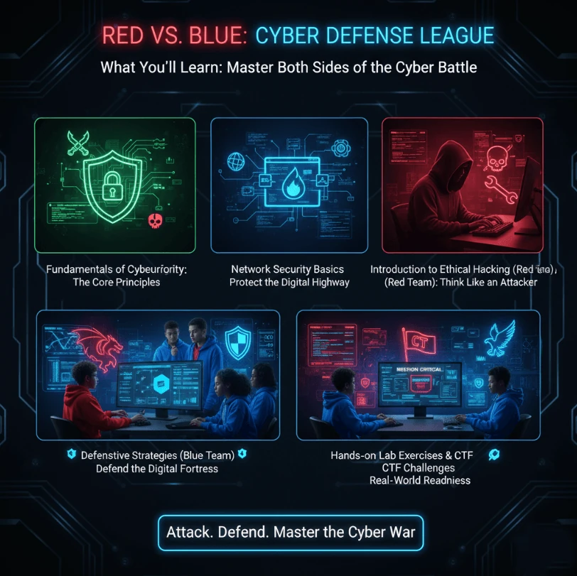 Red vs Blue: Cyber Defense League screen 3