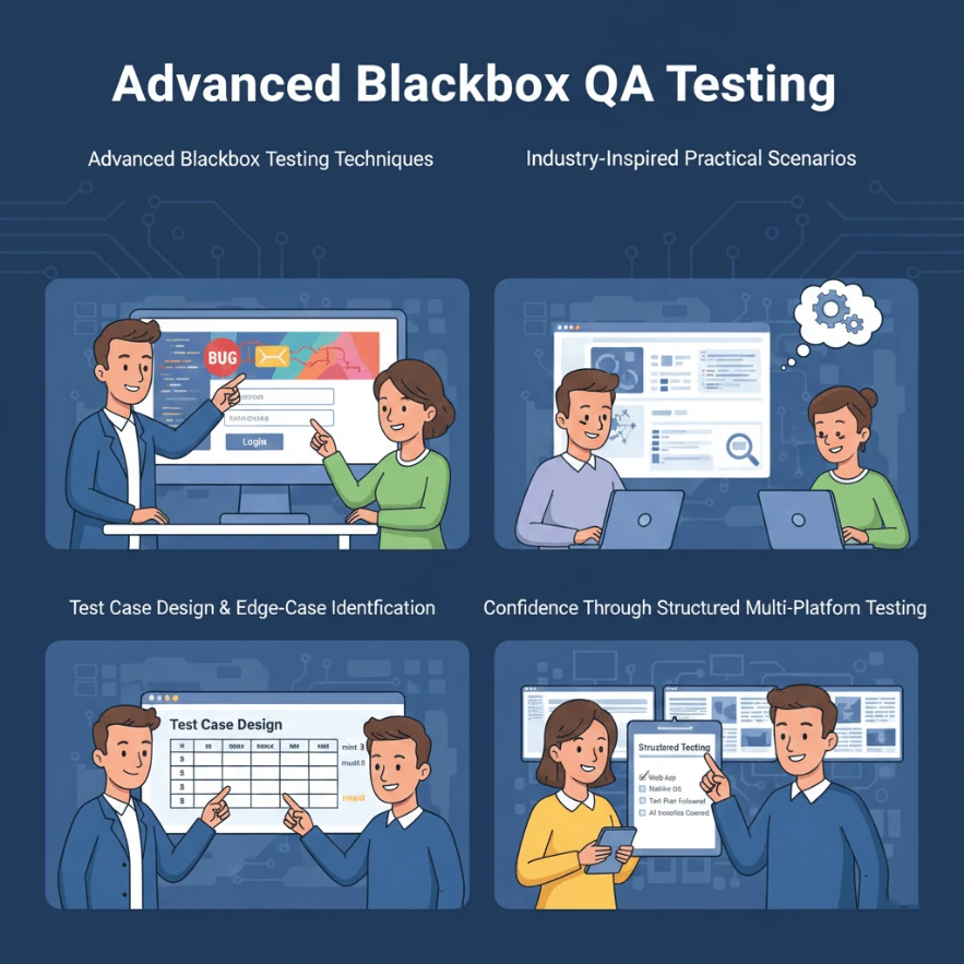 Black Box QA Testing screen 2