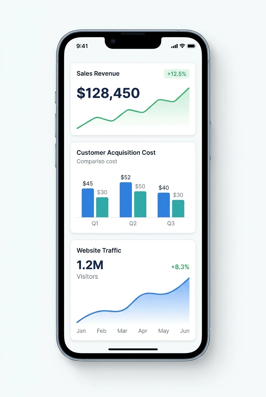 Business Analytics screen 2